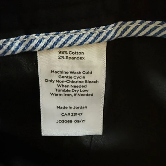 NWT Talbots - Women’s Black Relaxed Chino - 10 - Picture 6 of 6